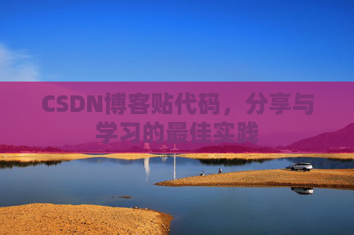 CSDN博客贴代码，分享与学习的最佳实践
